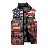 Liberty Bell 250 Years Sleeveless Puffer Jacket United States of America