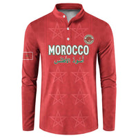 Custom Morocco Football Button Sweatshirt Dima Maghrib
