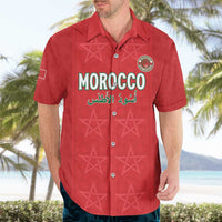 Custom Morocco Football Hawaiian Shirt Dima Maghrib