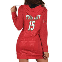 Custom Morocco Football Hoodie Dress Dima Maghrib