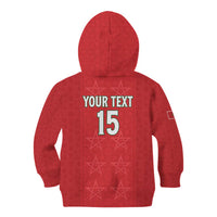 Custom Morocco Football Kid Hoodie Dima Maghrib
