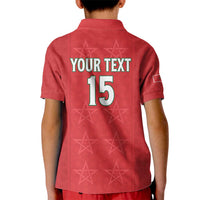 Custom Morocco Football Kid Polo Shirt Dima Maghrib