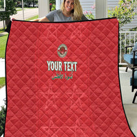 Custom Morocco Football Quilt Dima Maghrib