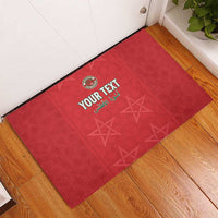 Custom Morocco Football Rubber Doormat Dima Maghrib