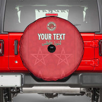 Custom Morocco Football Spare Tire Cover Dima Maghrib