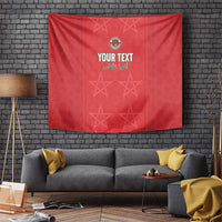 Custom Morocco Football Tapestry Dima Maghrib