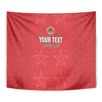 Custom Morocco Football Tapestry Dima Maghrib