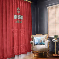 Custom Morocco Football Window Curtain Dima Maghrib