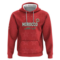 Custom Morocco Football Zip Hoodie Dima Maghrib