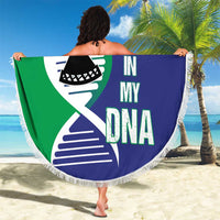 Lesotho Is In My DNA Beach Blanket Lesotho Map and Coat Of Arms