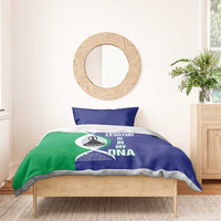 Lesotho Is In My DNA Bedding Set Lesotho Map and Coat Of Arms