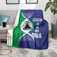 Lesotho Is In My DNA Blanket Lesotho Map and Coat Of Arms
