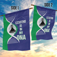 Lesotho Is In My DNA Garden Flag Lesotho Map and Coat Of Arms