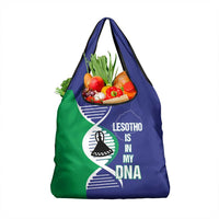 Lesotho Is In My DNA Grocery Bag Lesotho Map and Coat Of Arms