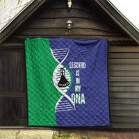 Lesotho Is In My DNA Quilt Lesotho Map and Coat Of Arms