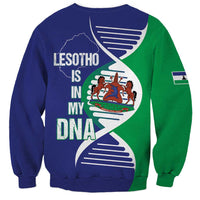Lesotho Is In My DNA Sweatshirt Lesotho Map and Coat Of Arms