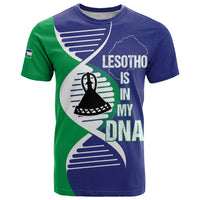 Lesotho Is In My DNA T Shirt Lesotho Map and Coat Of Arms