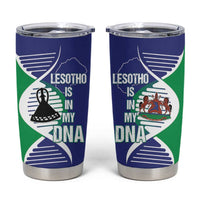 Lesotho Is In My DNA Tumbler Cup Lesotho Map and Coat Of Arms