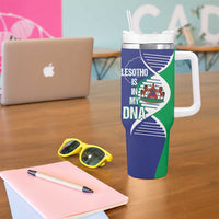 Lesotho Is In My DNA Tumbler With Handle Lesotho Map and Coat Of Arms
