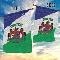 Personalised Lesotho Garden Flag Coat Of Arms With Map