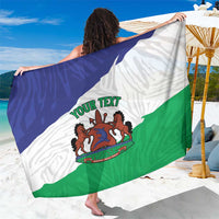 Personalised Lesotho Sarong Coat Of Arms With Map