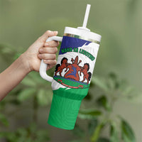 Personalised Lesotho Tumbler With Handle Coat Of Arms With Map