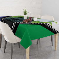 Personalised Lesotho Black Rhinoceros Tablecloth With Aloe Polyphylla