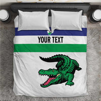Custom Lesotho Football Bedding Set Likuena For Victory