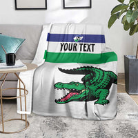 Custom Lesotho Football Blanket Likuena For Victory