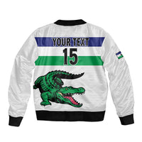 Custom Lesotho Football Bomber Jacket Likuena For Victory