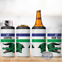Custom Lesotho Football 4 in 1 Can Cooler Tumbler Likuena For Victory