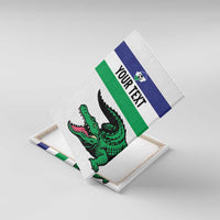 Custom Lesotho Football Canvas Wall Art Likuena For Victory