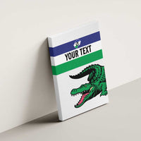 Custom Lesotho Football Canvas Wall Art Likuena For Victory