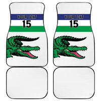 Custom Lesotho Football Car Mats Likuena For Victory