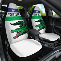 Custom Lesotho Football Car Seat Cover Likuena For Victory