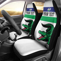 Custom Lesotho Football Car Seat Cover Likuena For Victory