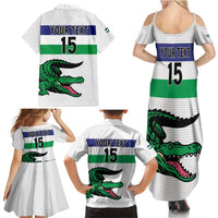 Custom Lesotho Football Family Matching Summer Maxi Dress and Hawaiian Shirt Likuena For Victory