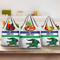 Custom Lesotho Football Grocery Bag Likuena For Victory