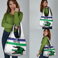 Custom Lesotho Football Grocery Bag Likuena For Victory