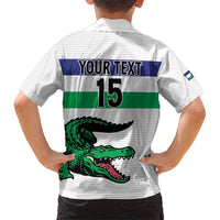 Custom Lesotho Football Kid Hawaiian Shirt Likuena For Victory