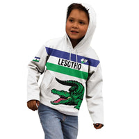 Custom Lesotho Football Kid Hoodie Likuena For Victory