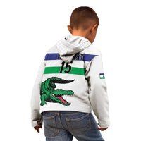 Custom Lesotho Football Kid Hoodie Likuena For Victory