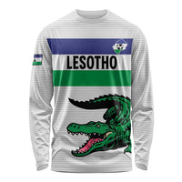 Custom Lesotho Football Long Sleeve Shirt Likuena For Victory
