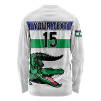 Custom Lesotho Football Long Sleeve Shirt Likuena For Victory