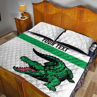 Custom Lesotho Football Quilt Bed Set Likuena For Victory
