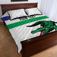 Custom Lesotho Football Quilt Bed Set Likuena For Victory