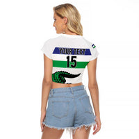 Custom Lesotho Football Raglan Cropped T Shirt Likuena For Victory