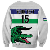 Custom Lesotho Football Sweatshirt Likuena For Victory