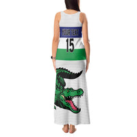 Custom Lesotho Football Tank Maxi Dress Likuena For Victory