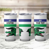 Custom Lesotho Football Tumbler Cup Likuena For Victory